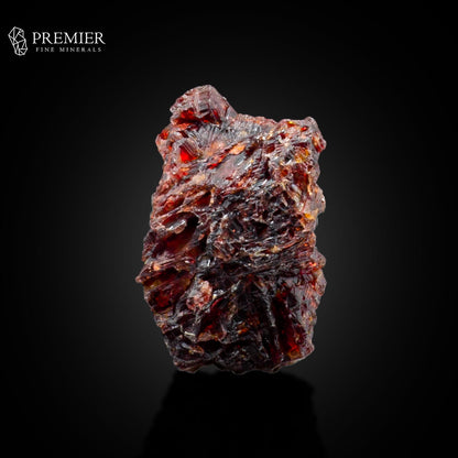 Etched Rhodolite Garnet Crystal – 31.8ct Skardu Pakistan