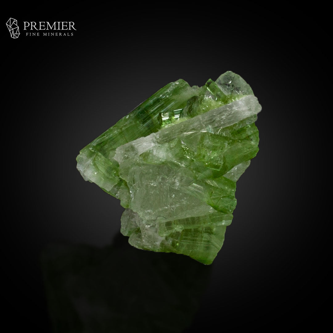 Green  Tourmaline Cluster on Matrix – Afghanistan