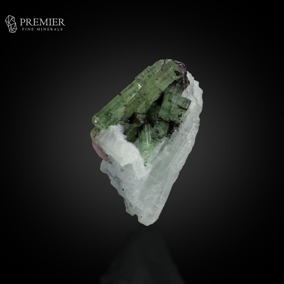Watermelon Tourmaline Cluster on Feldspar – Afghanistan