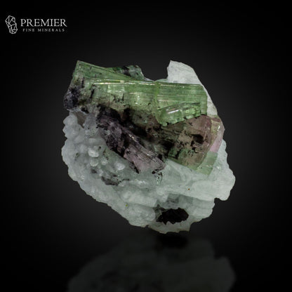 Watermelon Tourmaline Cluster on Feldspar – Afghanistan