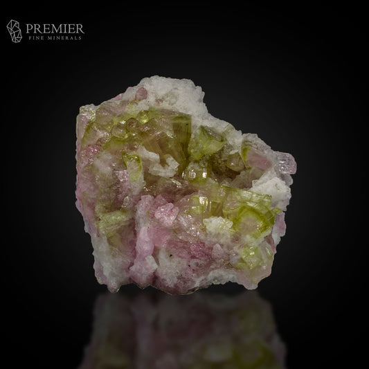Watermelon Tourmaline Cluster on Matrix – Afghanistan