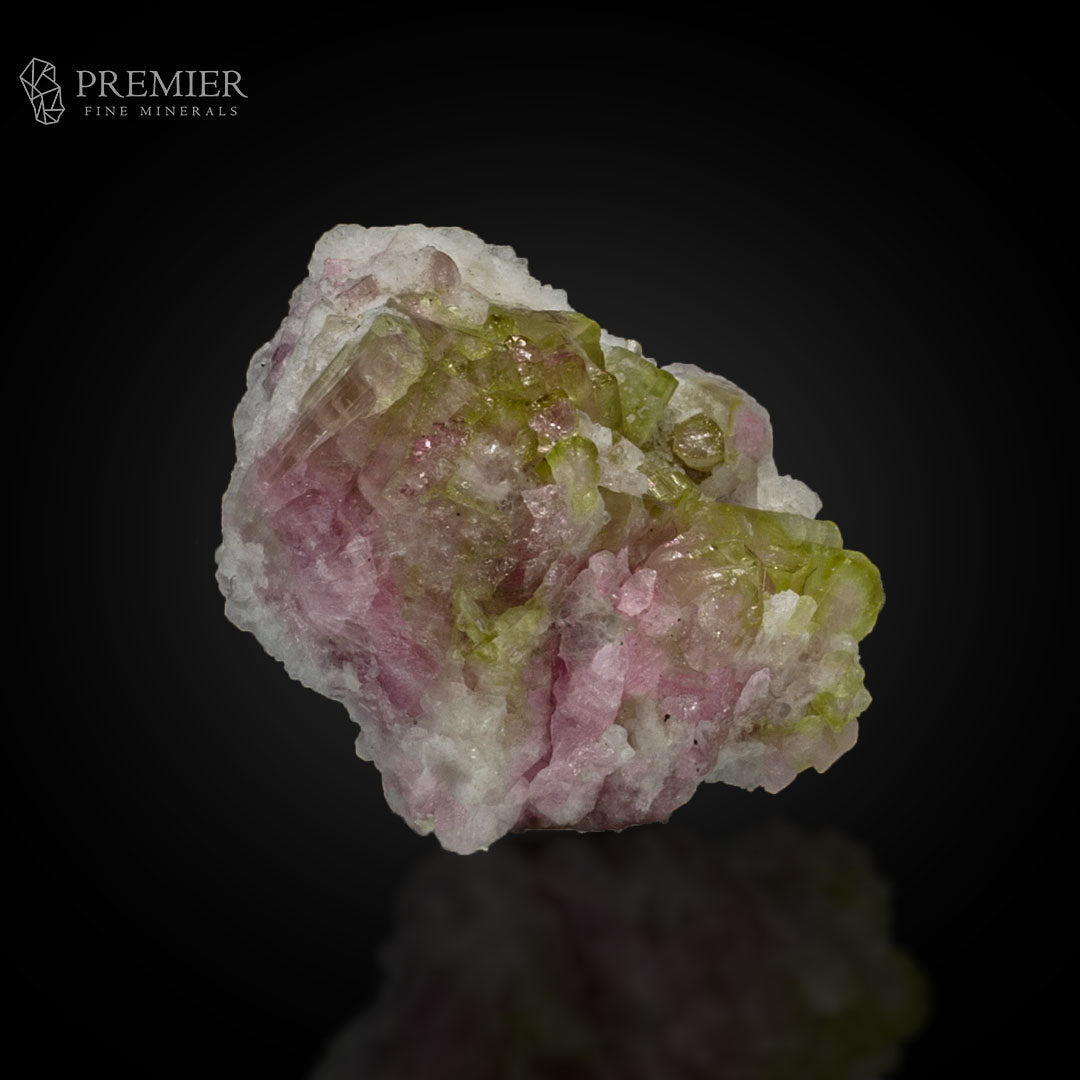 Watermelon Tourmaline Cluster on Matrix – Afghanistan