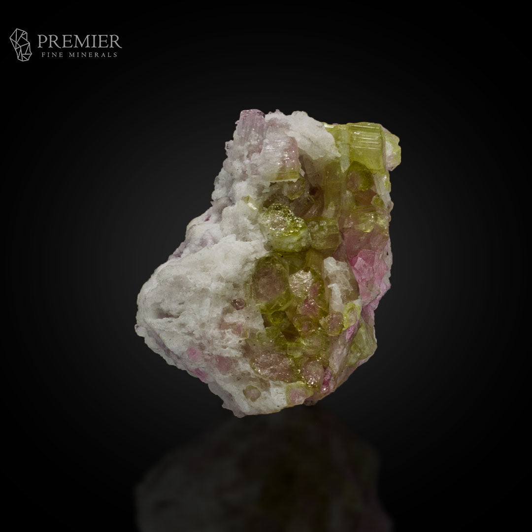 Watermelon Tourmaline Cluster on Matrix – Afghanistan