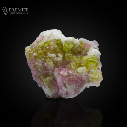 Watermelon Tourmaline Cluster on Matrix – Afghanistan