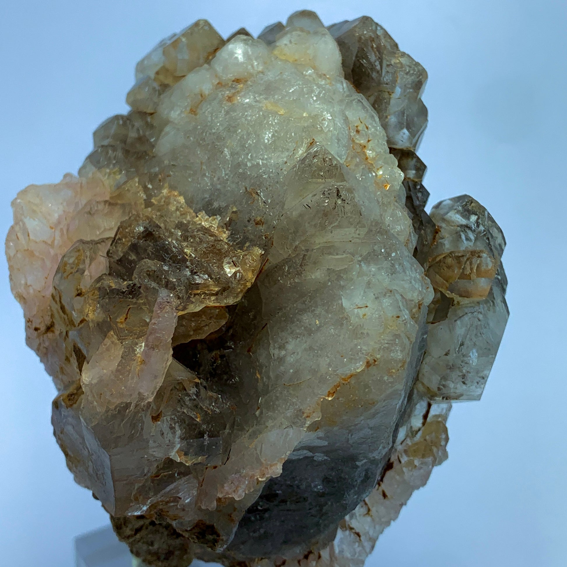 Polychromatic Quartz, 400g Quartz, Skeleton Quartz, Rose Quartz, Smoky Quartz, Window Quartz, Lazer Quartz, Faden Quartz, Afghanistan Crystal, Rare Quartz, Collector Specimen