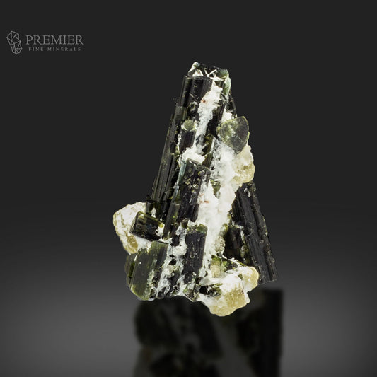 Green Cap Tourmaline with Quartz, Mica & Albite – Pakistan