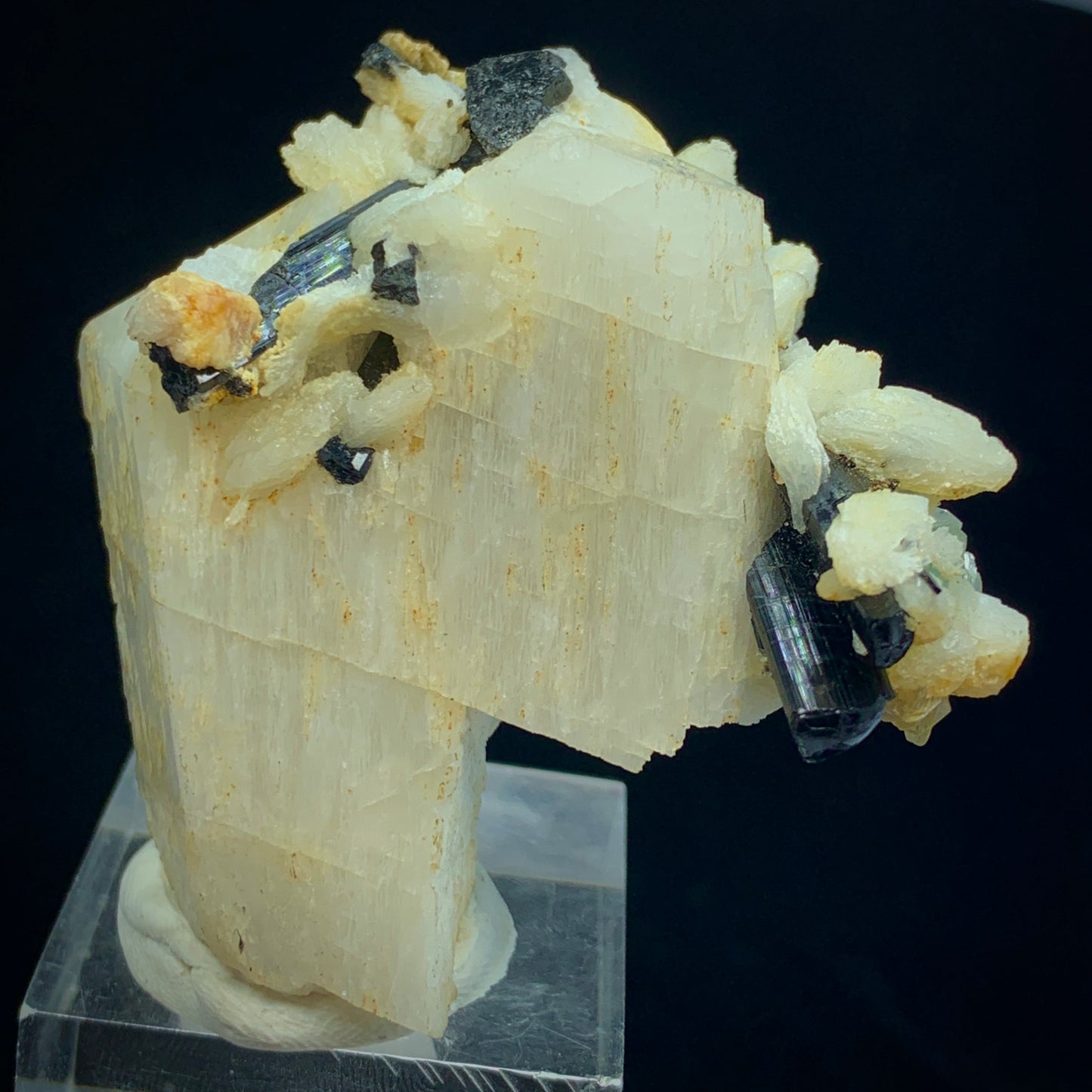 Fluorite Crystal, Schorl, Black Tourmaline, Feldspar Matrix, 605 Carat, Skardu Pakistan, Large Specimen, Collector Grade, Investment Mineral, Aesthetic Cluster