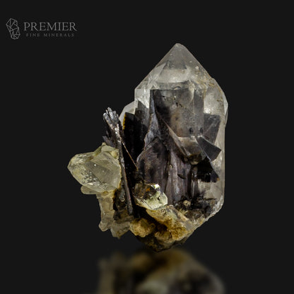 Rare Brookite Included in Quartz Cluster - Pakistan