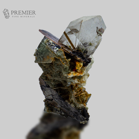 Rare Brookite, Rutile & Included Quartz -  Pakistan