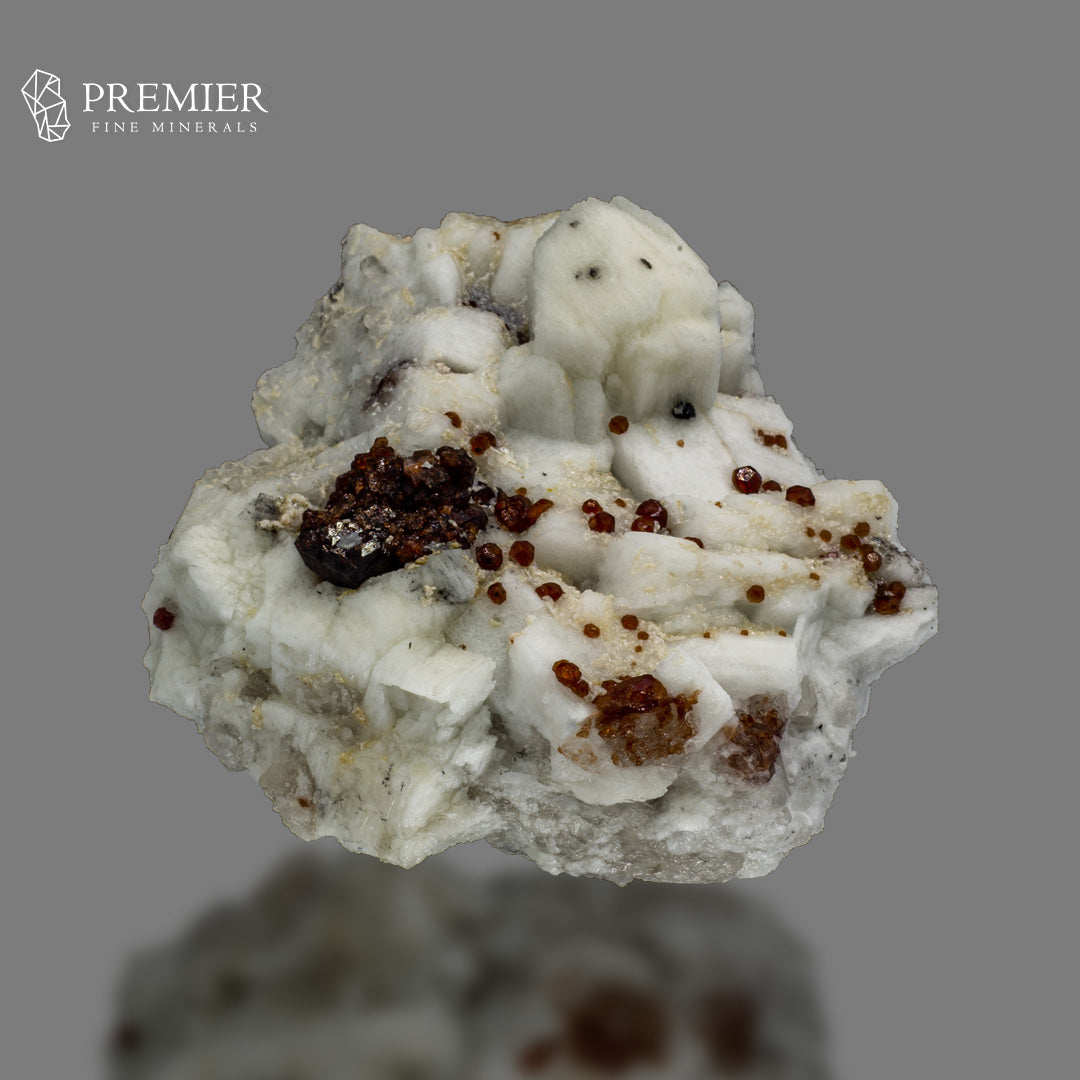 Spessartine Garnet Cluster on Feldspar – Skardu Pakistan