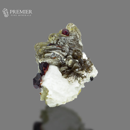 Spessartine Garnet with Star Mica & Schorl – Skardu Pakistan
