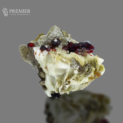Spessartine Garnet with Star Mica & Schorl – Skardu Pakistan