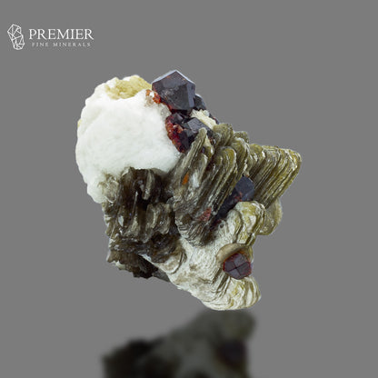 Spessartine Garnet with Star Mica & Schorl – Skardu Pakistan