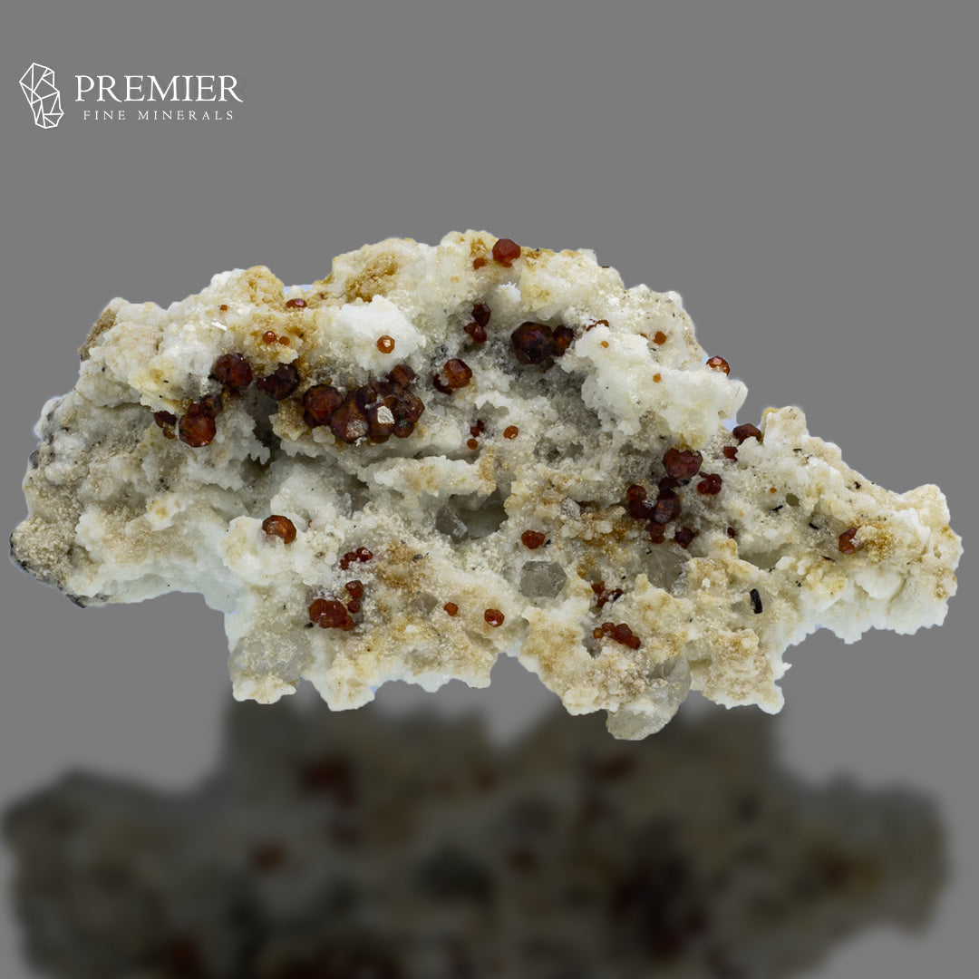 Spessartine Garnet, Quartz, Feldspar, Skardu Pakistan, 138g, Mineral Specimen, Natural Crystal, Cabinet Specimen, Mandarin Garnet, Himalayan Minerals, Quartz Cluster