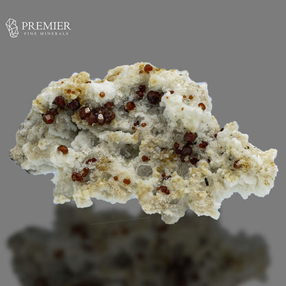 Spessartine Garnet & Quartz on Feldspar – Skardu Pakistan