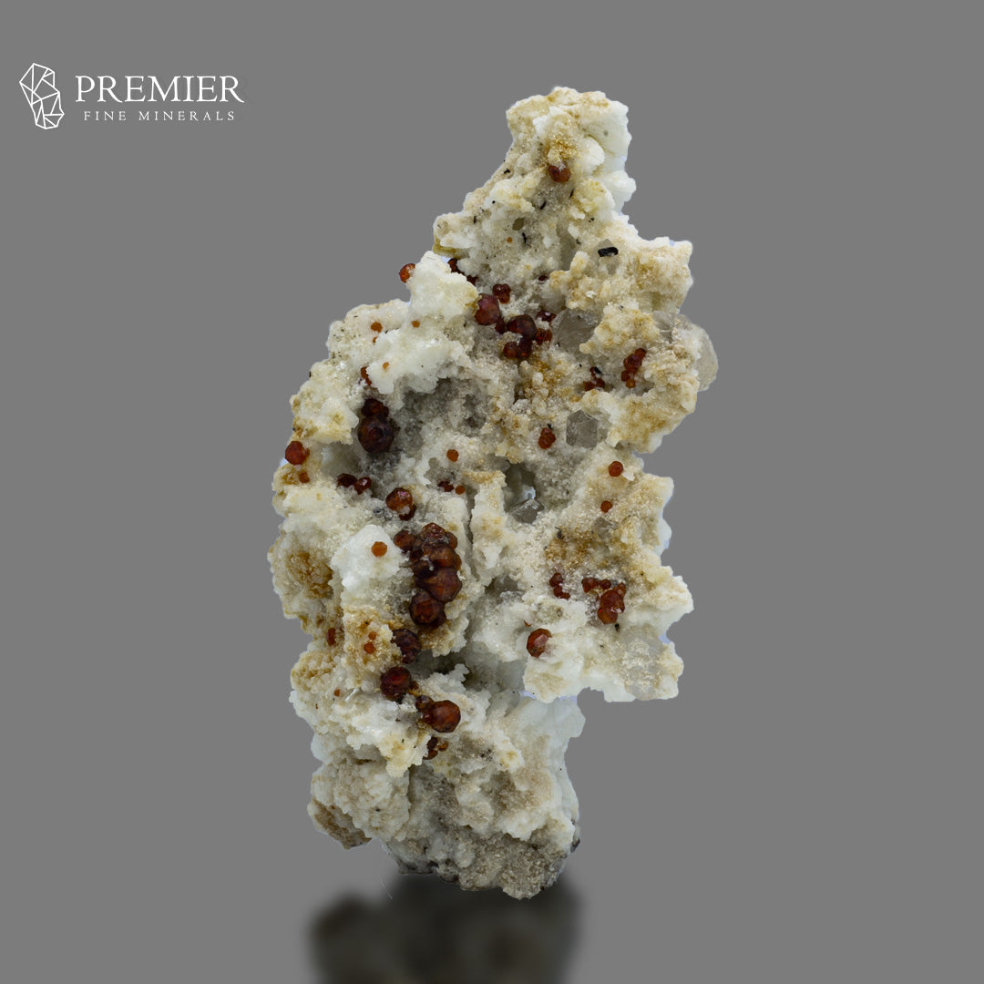 Spessartine Garnet & Quartz on Feldspar – Skardu Pakistan