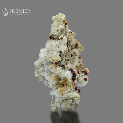 Spessartine Garnet & Quartz on Feldspar – Skardu Pakistan