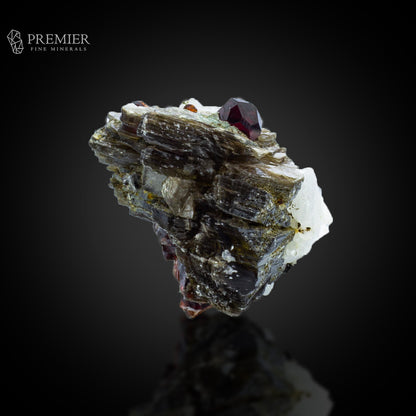 Rhodolite Garnet on Star Mica & Feldspar – Skardu Pakistan