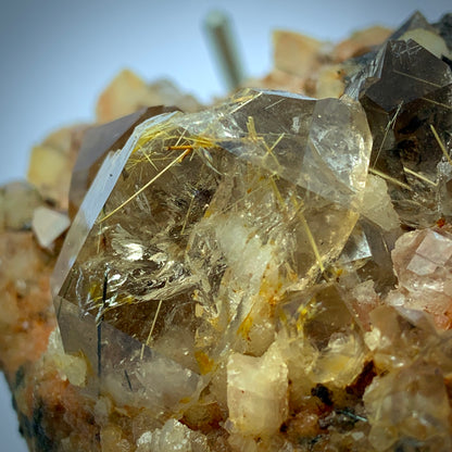 Rutilated Quartz with Tri-Color Rutile - Pakistan