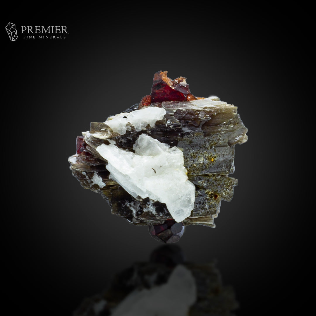 Rhodolite Garnet on Star Mica & Feldspar – Skardu Pakistan