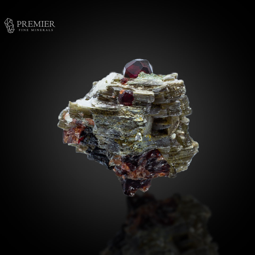 Rhodolite Garnet on Star Mica & Feldspar – Skardu Pakistan