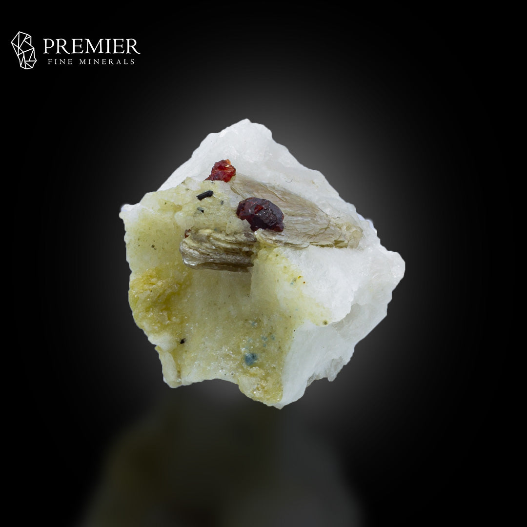 Red Garnet on Muscovite & Feldspar – Skardu Pakistan