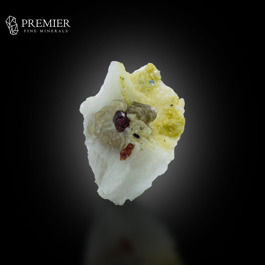 Red Garnet on Muscovite & Feldspar – Skardu Pakistan