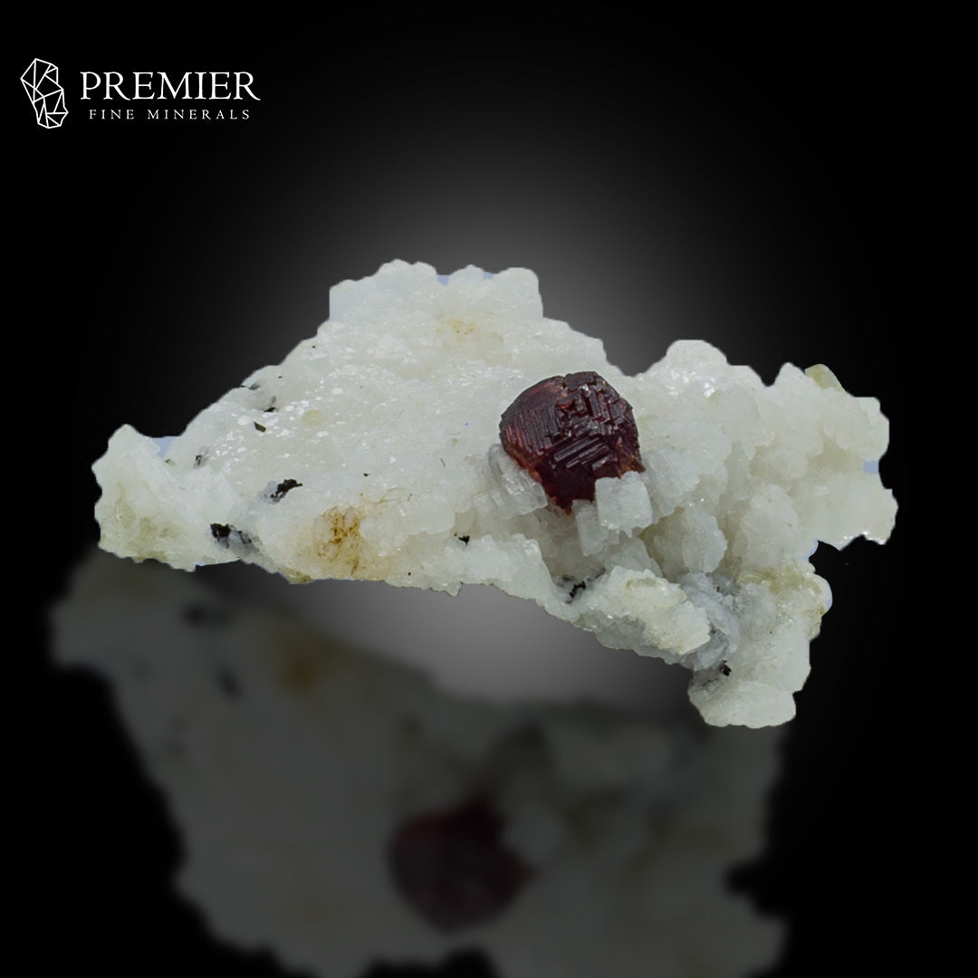 Etched Garnet & Black Tourmaline on Feldspar – Skardu Pakistan