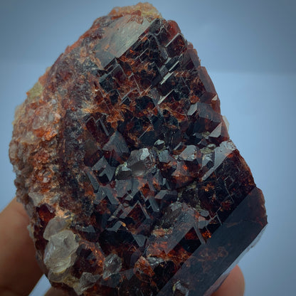 Rhodolite Garnet, Garnet Cluster, 1077 Carat, Quartz Matrix, January Birthstone, Collector Grade, Raw Garnet, Red Crystal, Raspberry Garnet, Birthstone Gift