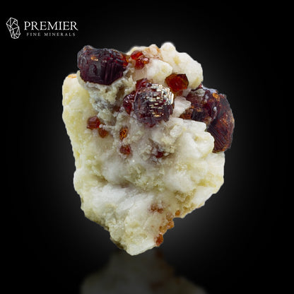 Etched Rhodolite Garnet on Feldspar – Skardu Pakistan