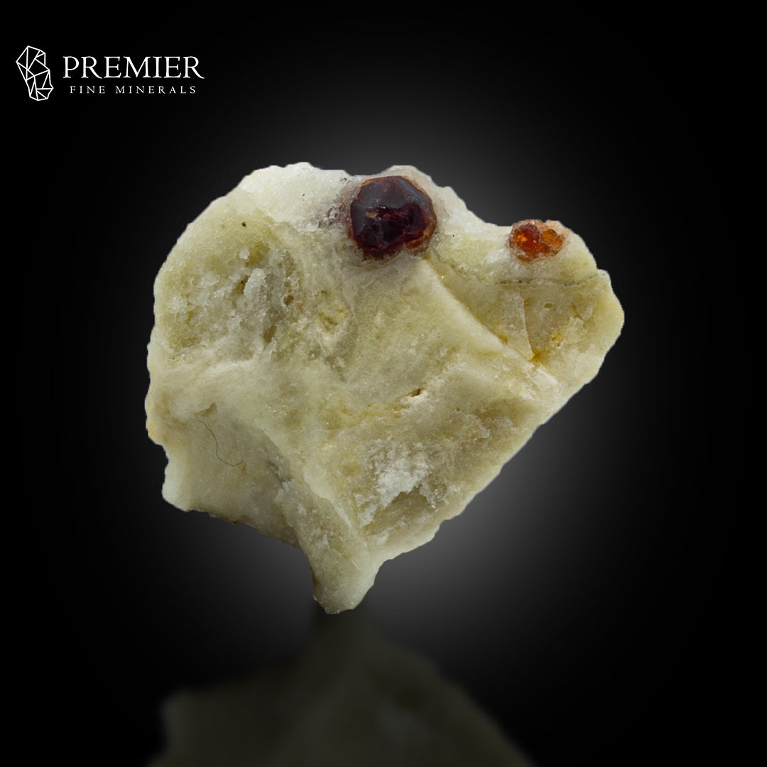 Red Garnet Cluster on Feldspar – Skardu Pakistan