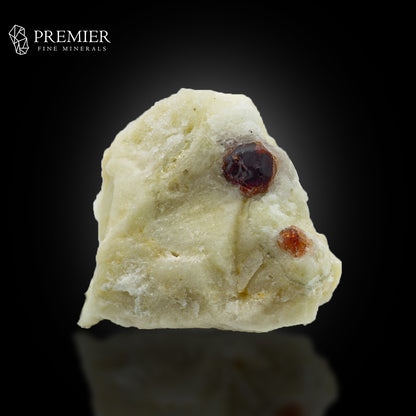 Red Garnet Cluster on Feldspar – Skardu Pakistan