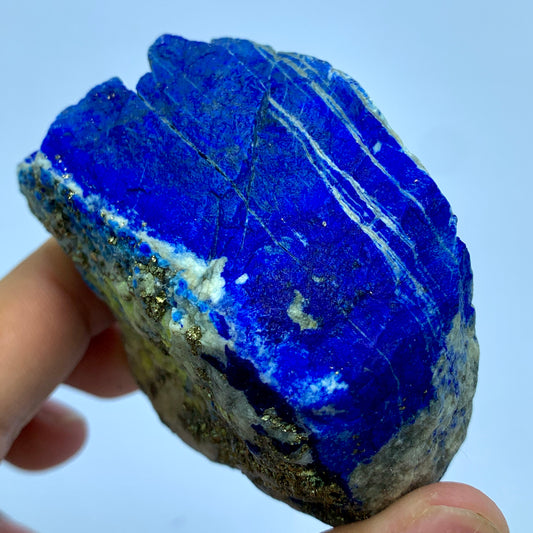Lapis Lazuli Raw, Royal Blue Lapis, AAA Grade, , Afghan Lapis, Natural Crystal, Golden Pyrite, Large Lapis, Mineral Specimen, Home Decor Crystal, Lapidary Rough, Carving Stone, Investment Stone, Deep Blue Lapis