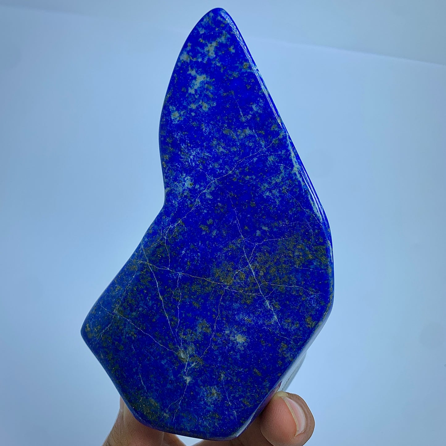 Lapis Lazuli Tumbled, 850g Lapis, Self Standing, Mine 4 Lapis, High Grade, Afghan Crystal, Polished Stone, Freeform Lapis, Golden Pyrite, Home Decor