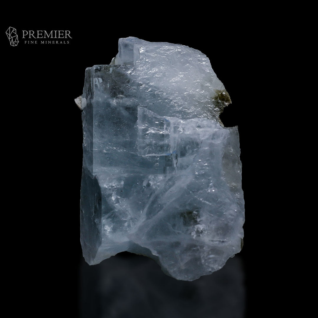 Aquamarine, Beryl, Etched Crystal, Muscovite, Mica, Combination Specimen, 670 Carats, 134 Grams, Pakistan Mineral, Raw Crystal, Collector Grade, Unique Habit, Step Crystals