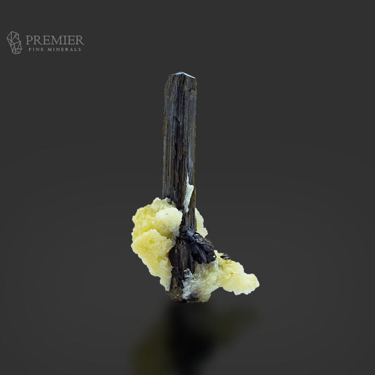 Black Tourmaline Crystal on Feldspar Matrix – Pakistan