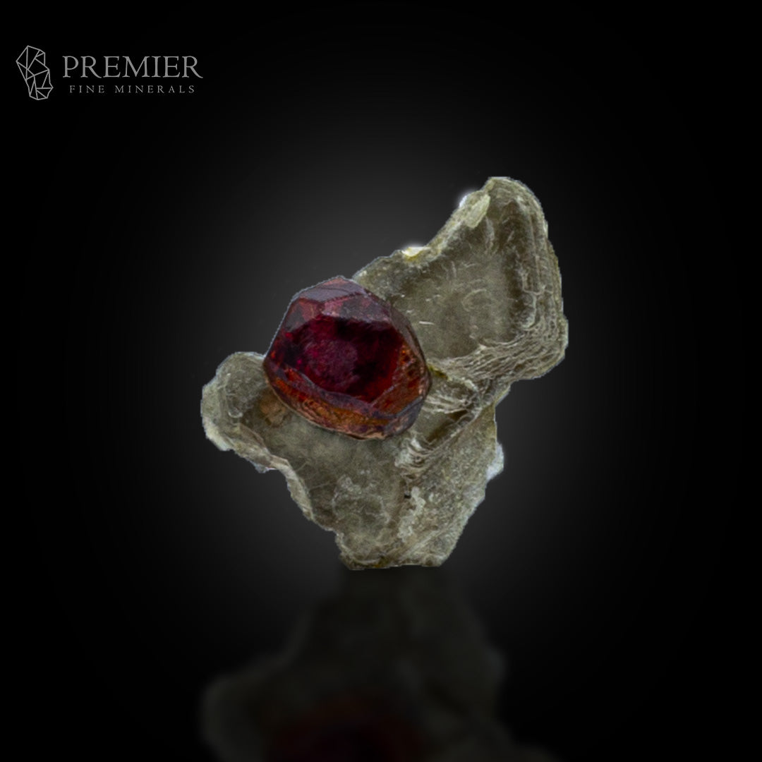 Rhodolite Garnet on Muscovite Mica – Pakistan Thumbnail