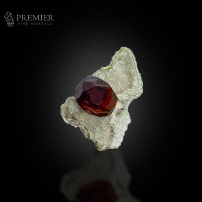 Rhodolite Garnet on Muscovite Mica – Pakistan Thumbnail