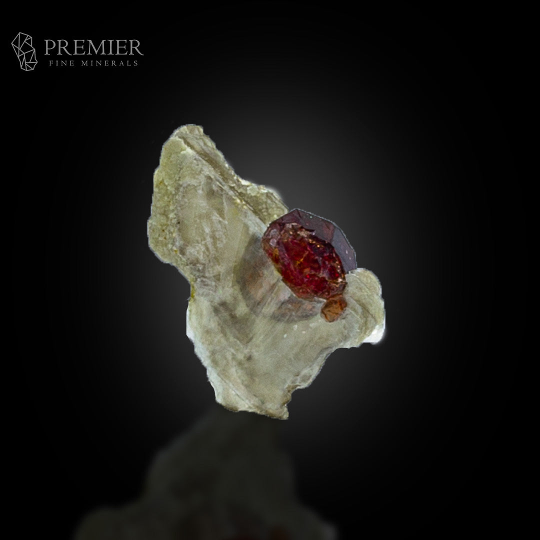 Rhodolite Garnet on Muscovite Mica – Pakistan Thumbnail