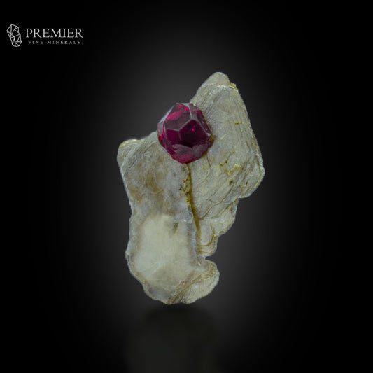 Rhodolite Garnet Crystals on Feldspar – Skardu Thumbnail