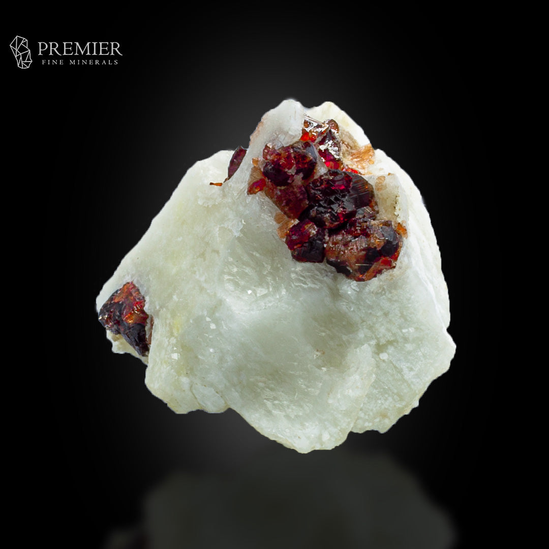 Natural Rhodolite Garnet Crystal on Mica – Skardu