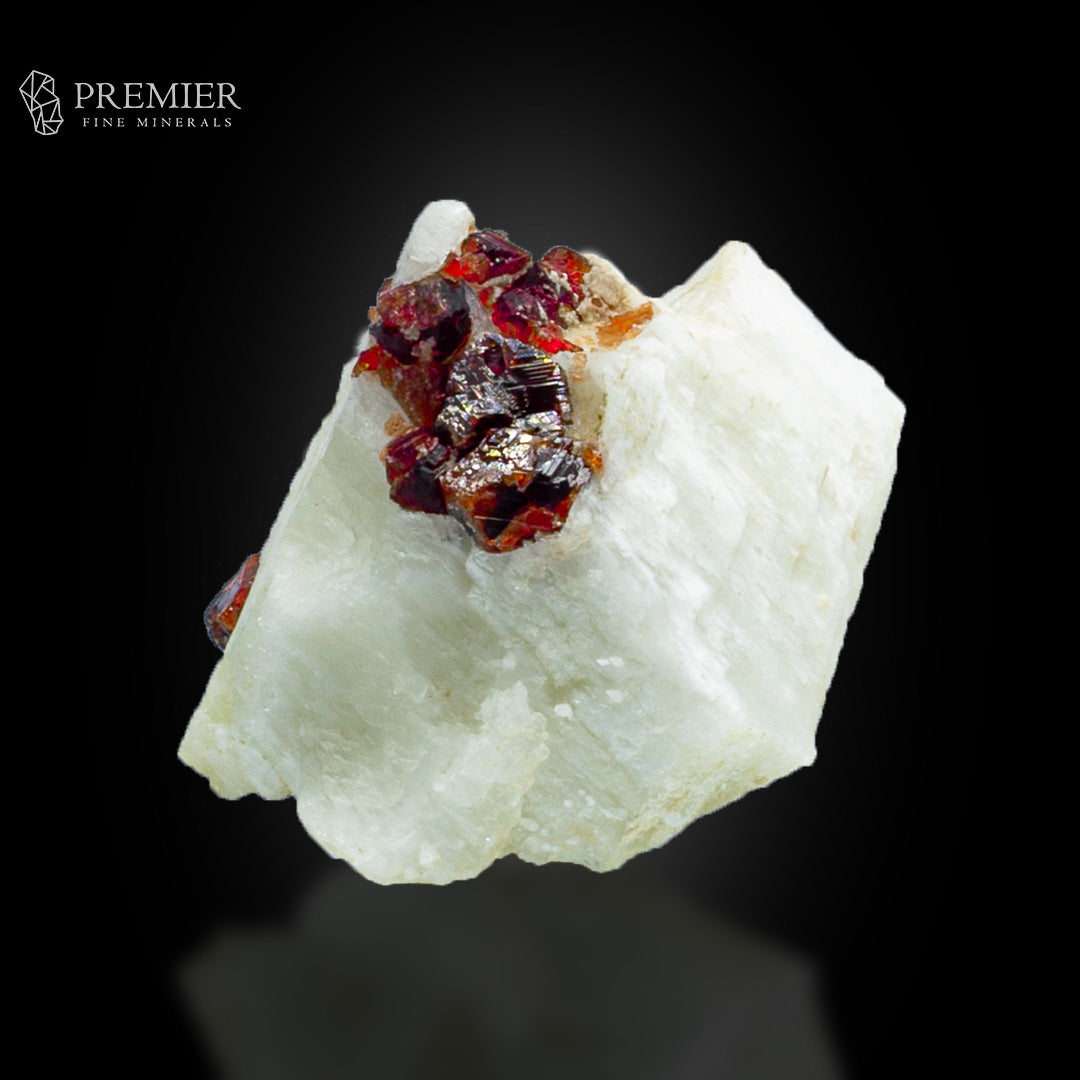 Natural Rhodolite Garnet Crystal on Mica – Skardu
