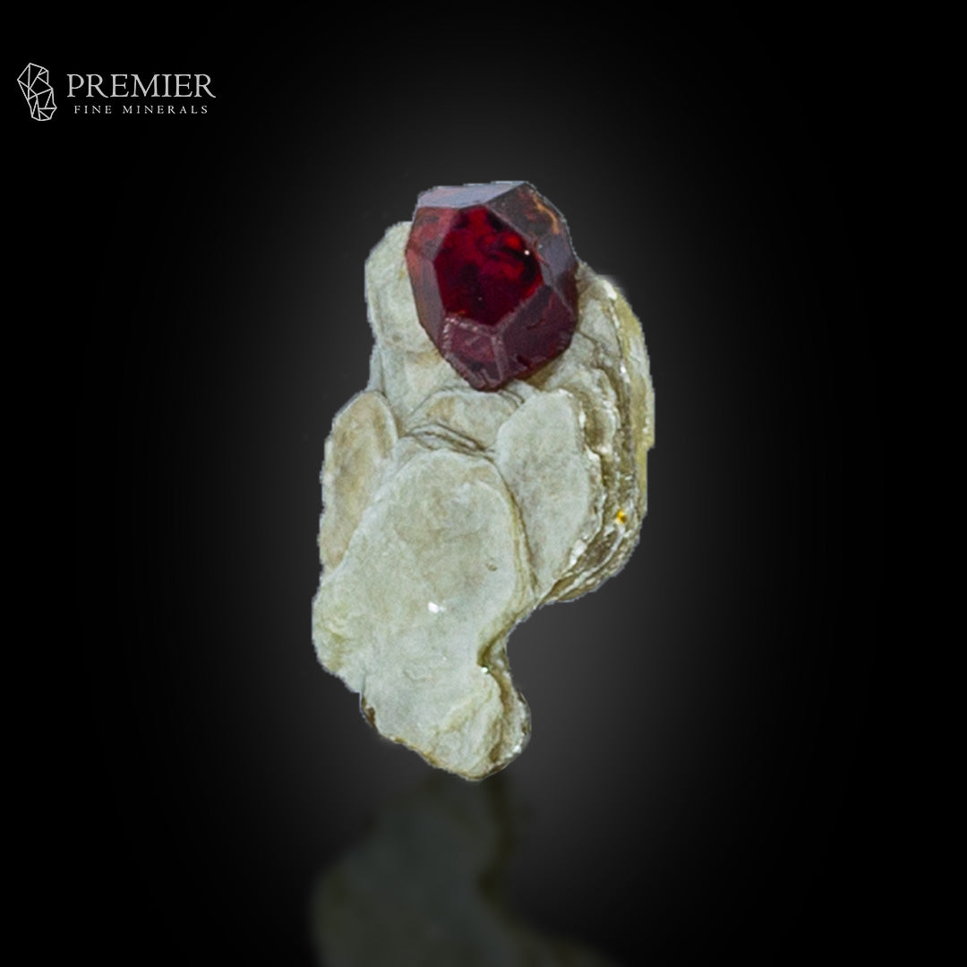 Spessartine Garnet on Muscovite Mica – Skardu Thumbnail