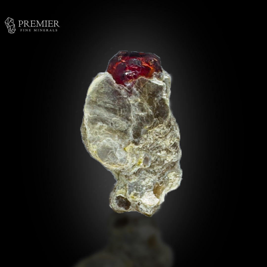 Spessartine Garnet on Muscovite Mica – Skardu Thumbnail