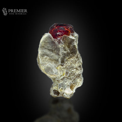 Spessartine Garnet on Muscovite Mica – Skardu Thumbnail