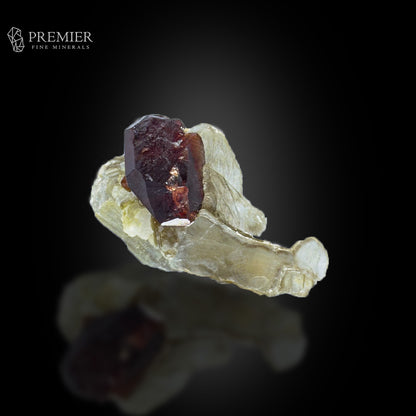 Rhodolite Garnet on Muscovite Mica – Pakistan Thumbnail