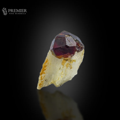 Rhodolite Garnet Crystals on Feldspar – Skardu Thumbnail