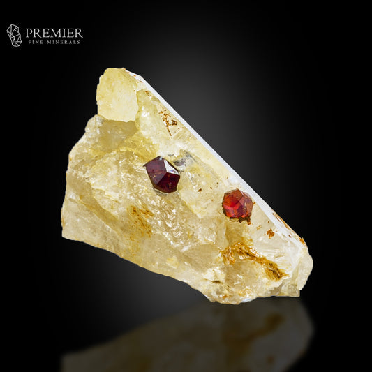 Rhodolite Garnet Crystals Included in Quartz – Skardu Pakistan