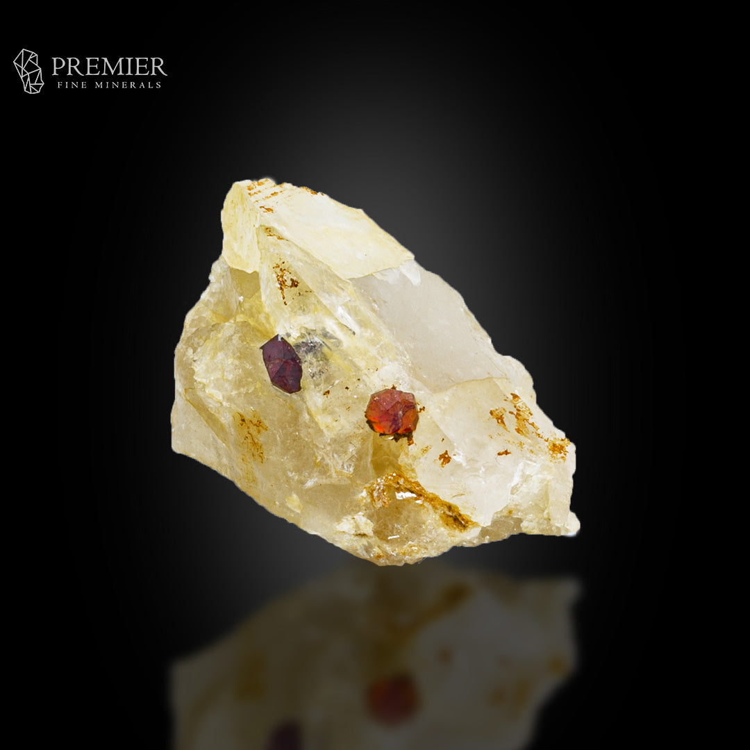 Rhodolite Garnet Crystals Included in Quartz – Skardu Pakistan