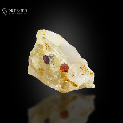 Rhodolite Garnet Crystals Included in Quartz – Skardu Pakistan